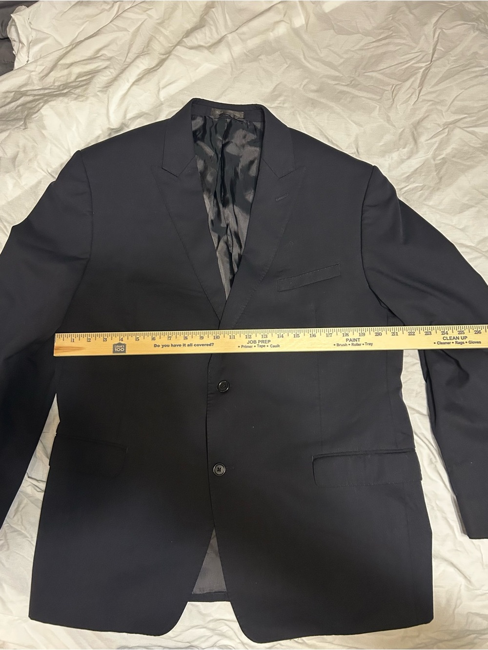 Joseph Abboud Dark Navy Two-Button Sport Coat Blazer